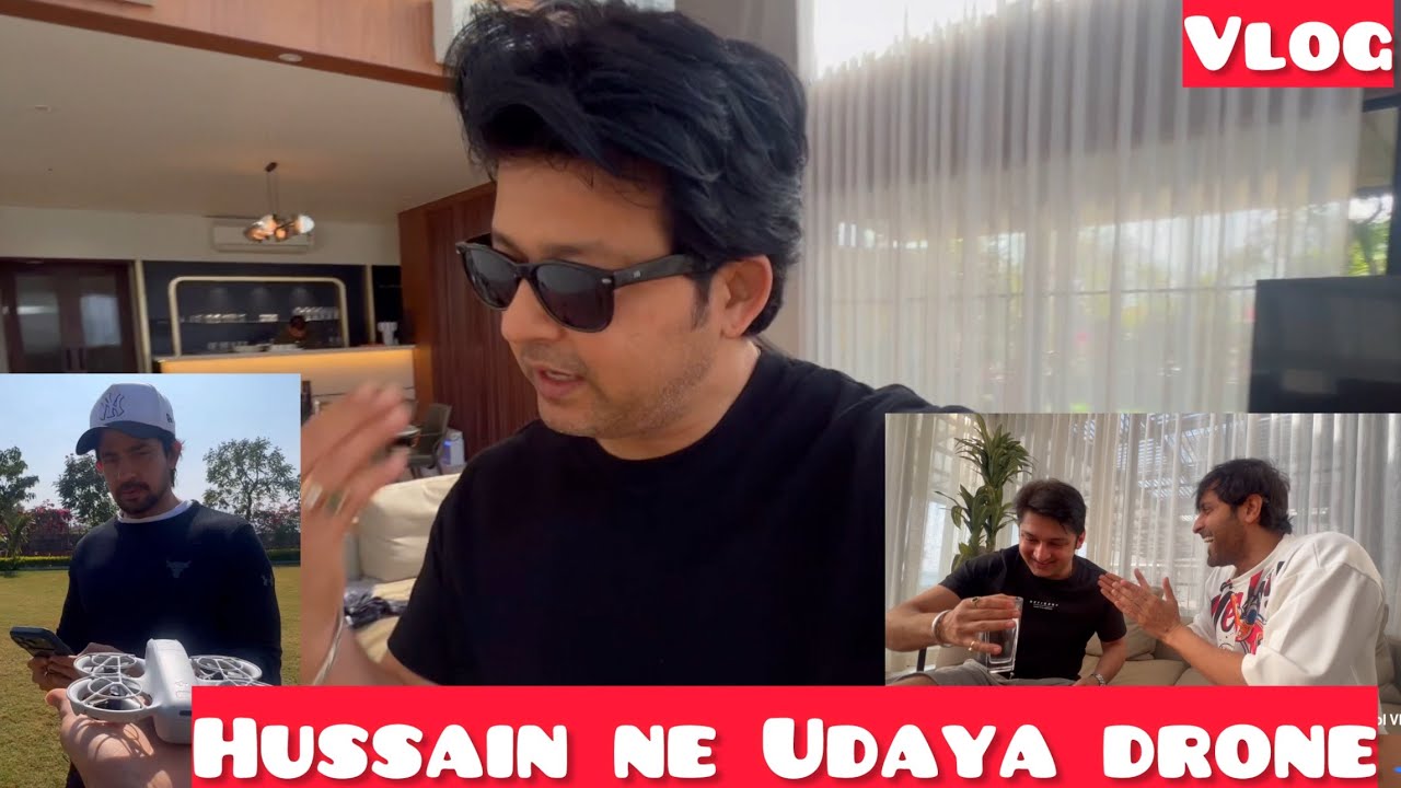 Hussain ne udaaya drone  #vlog 