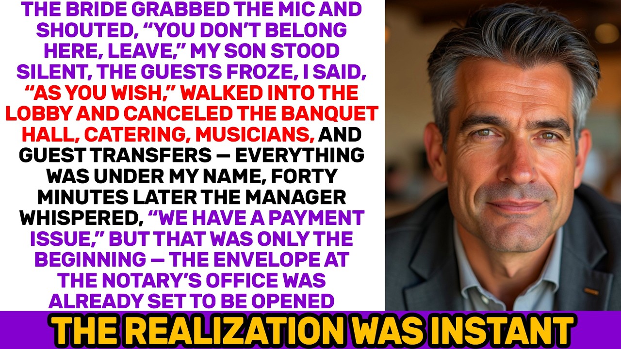 She Shouted “Leave” at the Wedding and Forty Minutes Later the Hall Went Silent