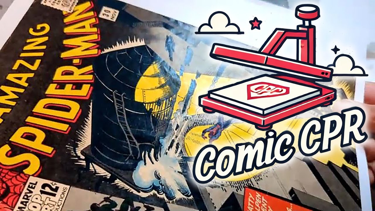 Comic CPR - Wet Cleaning and Pressing of Amazing Spider-man #30 from 1965