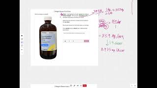 Weight-Based Oral Dosage Calculation day to