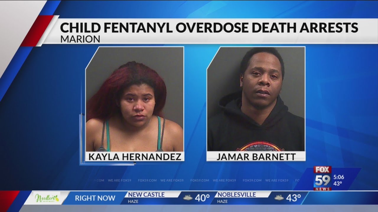 2 Marion residents arrested after infant died of fentanyl overdose ...