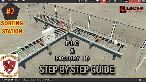 #plc STEP BY STEP SORTING STATION WITH #factory  IO AND #gxworks  #industrial #automation @bawashir