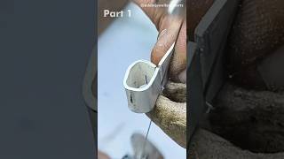 Silver Citrine Ring 💍 Collet Making | Part 1 ✨ #adamjewellery #shorts #trending