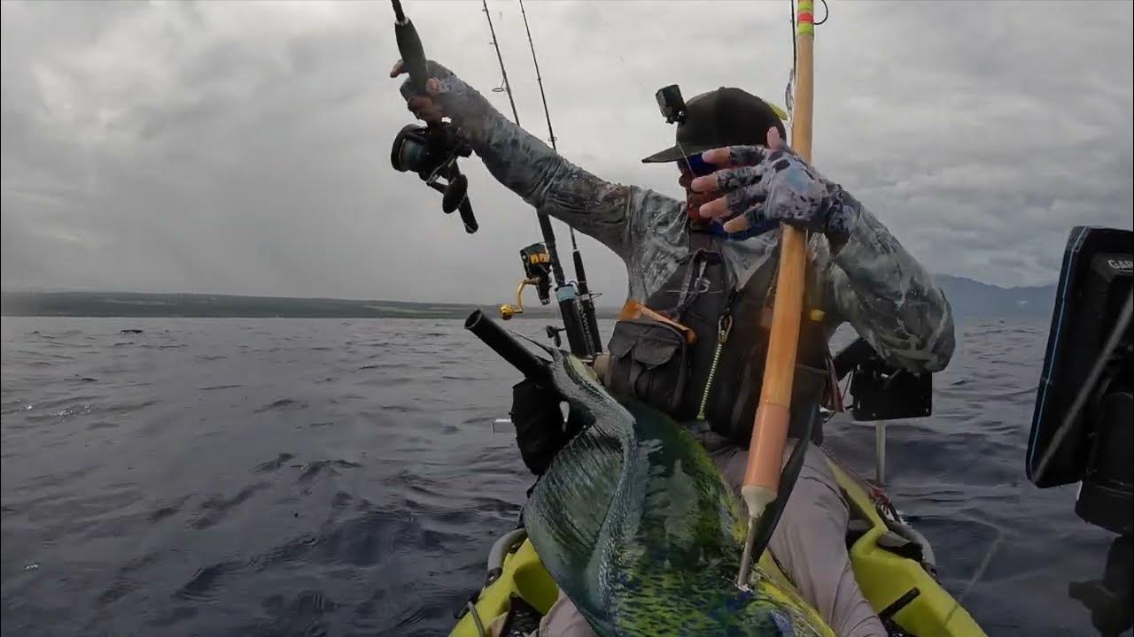 Jumping Mahi Mahi & Wahoo running wild Hawaii Kayak Fishing YouTube