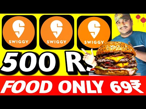🍔🥪500₹ Food Only 69₹ |Swiggy Offer Today |Swiggy Free Food|Free Food Order Online@Tech In Hindi