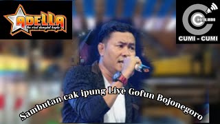 Sambutan Cak Ipunk MC bersama Adella adella adella