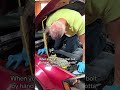 Sometimes you gotta do what you gotta do to bust a nut #mechanic #autotech #carrepair #automotive