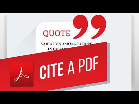 Vidéo: Comment citer des sondages dans QUEL style de citation