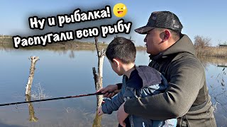 Выбрались на рыбалку с родными. Природа Казахстана