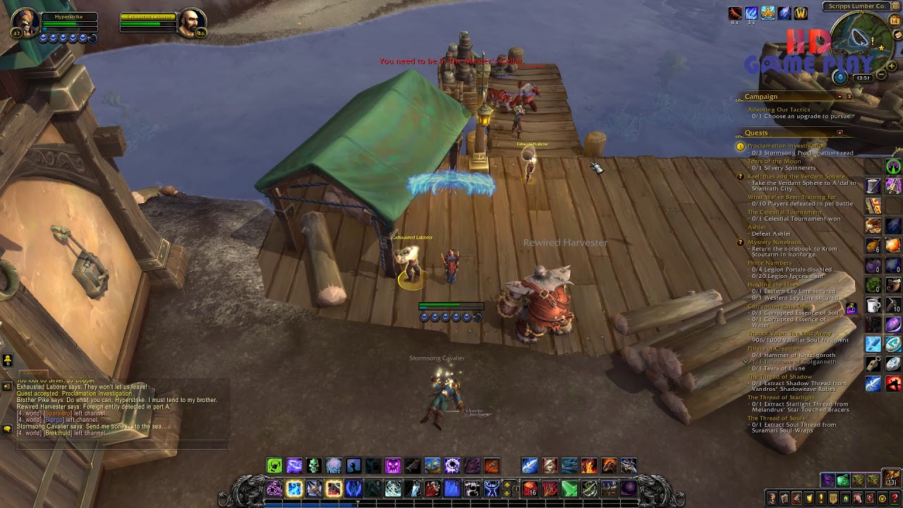 WOW Shadowlands Quest Proclamation Investigation