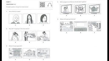 A2 Key for School Test 4 Part 1