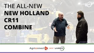 The All-New New Holland CR11 Combine - LAMMA 2024 (Agriconnect TV)