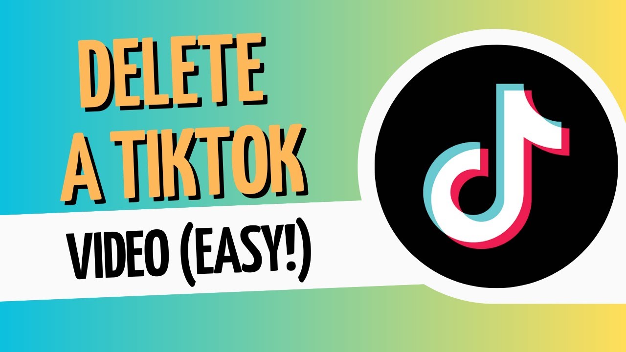 how-to-delete-a-tiktok-video-easy-youtube