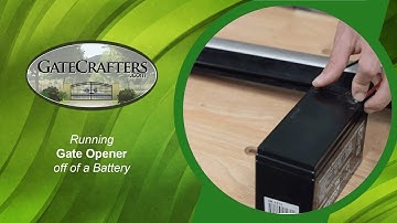 How To Run Driveway Gate Opener off Battery to Troubleshoot