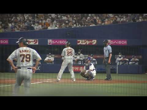 読売巨人軍 岡本和真選手 第4打席 サードゴロ ジャイアンツ VS 中日ドラゴンズ 2022/8/11