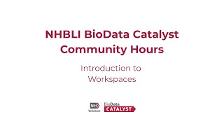 Introduction to Workspaces