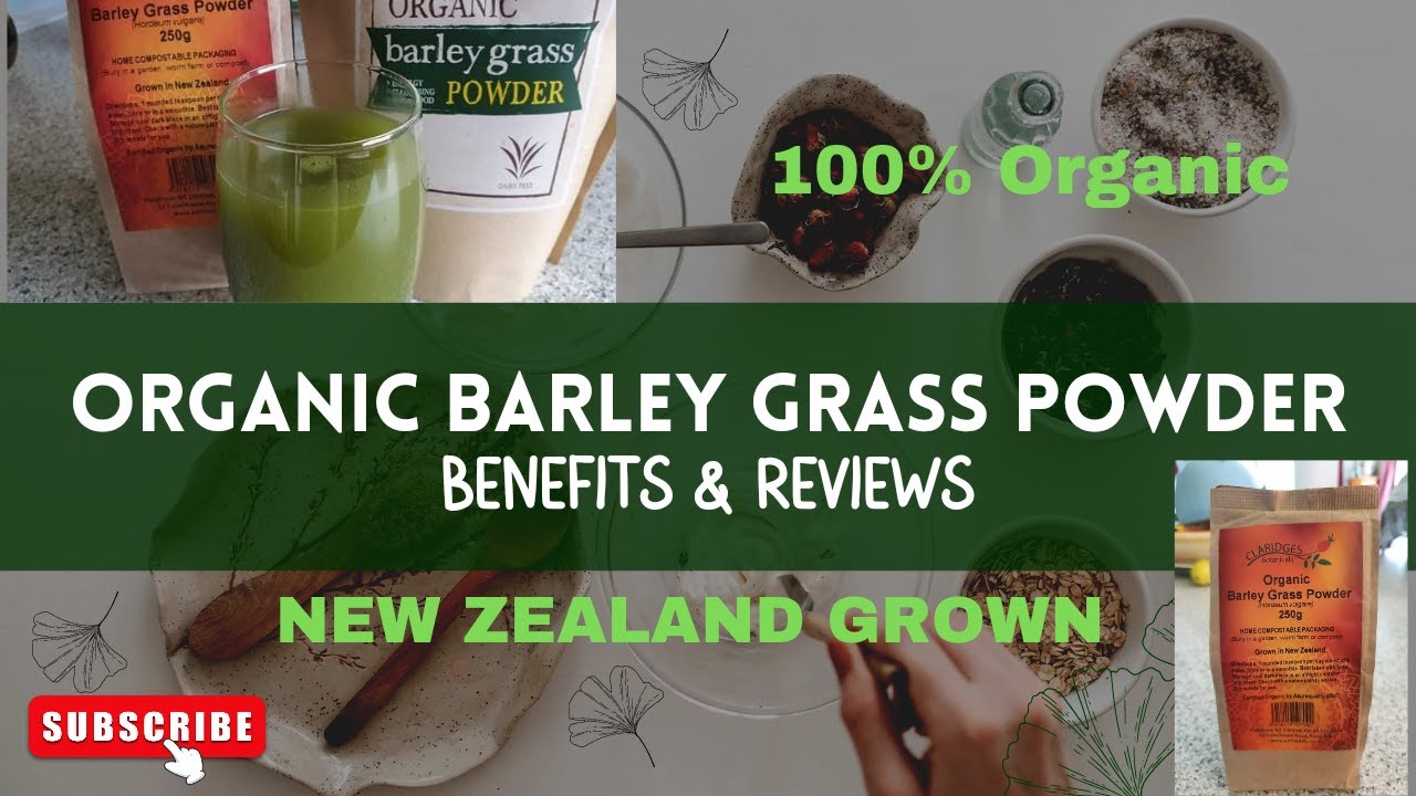 ORGANIC BARLEY GRASS POWDERBENEFITS & REVIEWSTJVNZ 