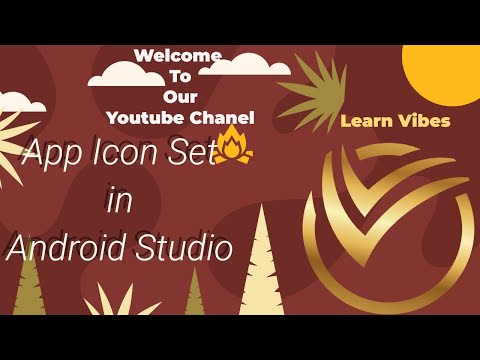 Android Studio Tutorial: How To Set App Icon In Android Studio | #learnVibes  #androidlearning