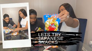 Trying Japanese Snacks
