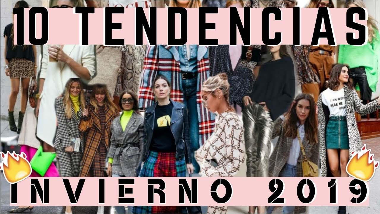 10 TENDENCIAS MODA OTOÑO INVIERNO 2019 - YouTube