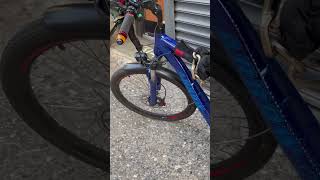 New arrow bike frame wrap! 50%complete  #newyorkcity #ebike #ubereats #fooddelivery #electricbike