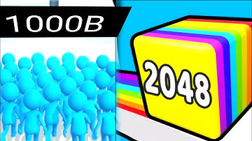 Count Master Gameplay Vs Happy Cubes 2048 -BIG UPDATE Hard Levels Tiktok Gameplay