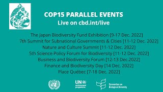 (French) Nature and Culture Summit - Sunday, 11 December 9:00 (GMT-5)