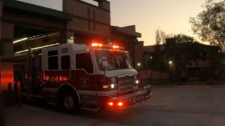 Phoenix fire Dept (New) engine 44 responding