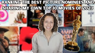My very subjective ranking of the best picture nominees