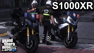 UÇAK GİBİ MOTORR ! - BMW S1000 XR ŞAHİN TRAFİK POLİSİ - GTA 5 LSPDFR screenshot 4