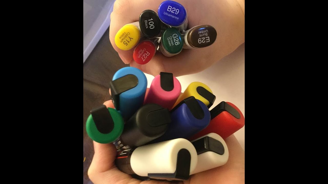 Copic vs. Posca Markers YouTube