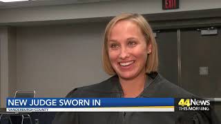 New Judge Sworn In at Vanderburgh County Circuit Court