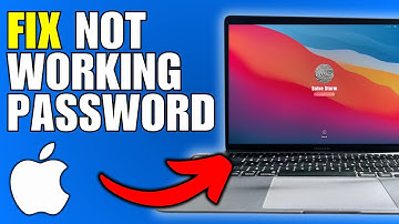 Macbook Not Accepting Password (How To Reset Password)