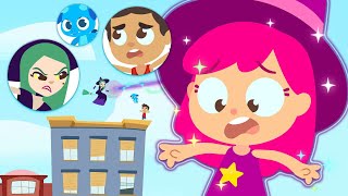 Plum is a Giant | Little Witch Magic Powers | Kids Cartoon and More | Plum the Super Witch