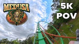 Medusa Front Row POV [5K] | Six Flags Great Adventure 2026