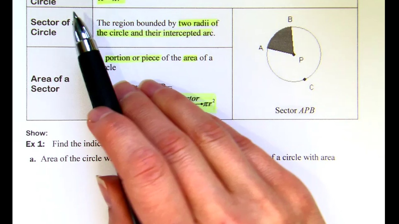11 2 Area Of Sectors YouTube 11-2-area-of-sectors-youtube
