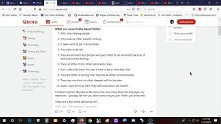 DEEPER UNDERSTANDING - What are some truths about INFJs? (Quora question)