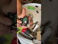 Nissan Leaf ZE1 charge port lock drive gears change - how to - DIY repair - stainless steel parts