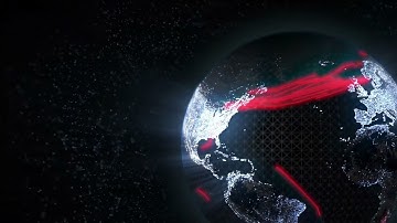 Earth Globe Rotation Loop | 4K - Ultra HD | TV NEWS Animation | Free Stock Video