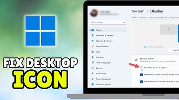 2025 UPDATED How To Fix Desktop Icons Move From Main Screen to Extended Screen Monitor on Windows