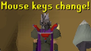 OSRS - Mouse keys changes