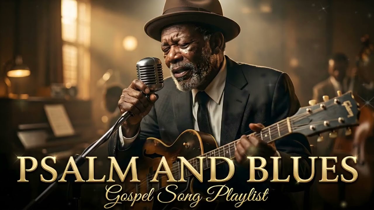Psalm 91 & 23 Blues Playlist ✝️ Vintage Gospel for Deep Sleep & Healing Soul | Old School Prayer