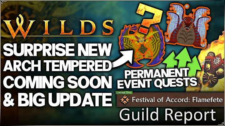 Monster Hunter Wilds - WARNING: New Arch Tempered Coming Early & Permanent Event Quests - BIG News!