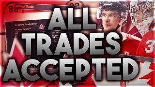 ACCEPTING ALL TRADES WITH TEAM CANADA! (NHL 18 FRANCHISE MODE CHALLENGE)