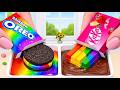 Mini Rainbow Oreo Cakes Ideas 🌈 KitKat Chocolate Cake Decorating – Mini Treats | Tiny Cake World