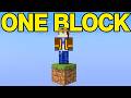 ワンブロックから発展できる?【マイクラ】