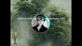 We're Starting Over Again - Stacy Lattisaw (1985)