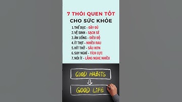 7 thói quen tốt cho sức khỏe | Ds Đại Minh #shorts #dsdaiminh #habits #goodhabits  #trend #health