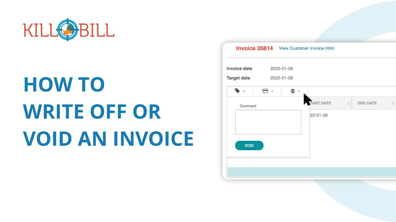 Kill Bill: How to Write Off or Void an Invoice