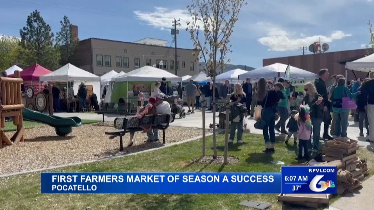 Portneuf Valley Farmers Market Pleased with Turnout for First One of